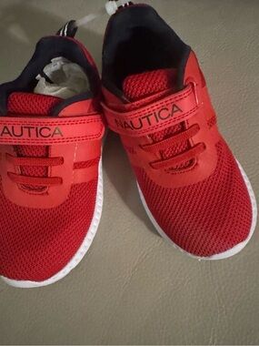 Nautica Kids Toddler Townee Maho Red Mesh Athletic Shoes Size 11